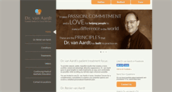Desktop Screenshot of drvanaardt.com